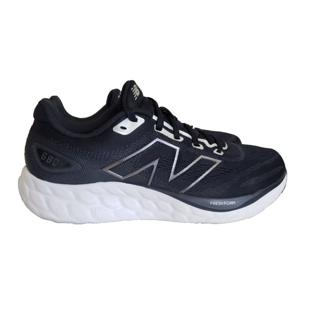 New Balance Women's Fresh Foam 680 V8 Running Shoe 8.5B Black Metallic Sneakers - Picture 2 of 12